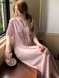 Women Sexy French Style Gentle Loose Midi All-match Sleepwear Fashion Temperament Mujer Home Casual Single