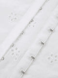 Tie Up Broderie Lace Bandeau Top-Outfit