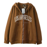Style Lazy Cardigan Hoodie 2024 Spring And Autumn Oversize Zipper Jacket Couple