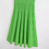 The Spring Of 2024, The New Women's Wear Autumn Green Shoulder-Wiped
