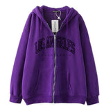 Style Lazy Cardigan Hoodie 2024 Spring And Autumn Oversize Zipper Jacket Couple