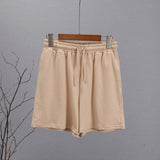 Summer Soft Cotton Sets Women Basic Casual Two Pieces T Shirts and Elastic Waist Shorts Pants Loose Solid