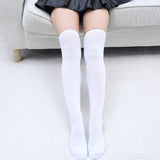 Spring and autumn thick high tube stockingsOutfit