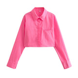 8-Color Casual Loose Short Style Shirt In