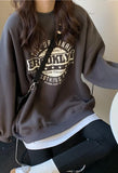 Brooklyn Graphic Crew Sweatshirt- Outfit