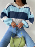 And Winter Long-Sleeved Jacket Sweater Casual Loose Lazy Wind Knitting Top