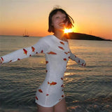Fish Printed Mesh Mini