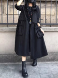 Trench Women Vintage Baggy Streetwear Autumn Cool Korean Style Coats Mujer Temper All-match Daily 2023 Feminino
