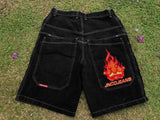 Shorts Y2K Hip Hop 2023 Original Gothic Pocket Baggy Jeans Shorts