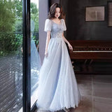 Exam Evening Dress Dress Banquet Temperament Light Luxury Small Student Vocal Music Student Dress Annual Host Dress