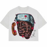 Y2K T-Shirt, Men's Wear, Women's Wear, Vintage Hip-Hop Graffiti, Graphics Printing Street Clothes, Oversized