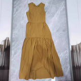 Spring Style Hollowed-Out Pleated Dress