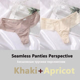 Women's Panties Seamless G-string FINETOO Perspective Underwear See-Through Female Underpants Girls Intimates