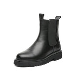Zingj Size Autumn And Winter Martens 45 Men's Korean Chelsea Men's Boots 46 British Wind And Velvet High Top Shoes