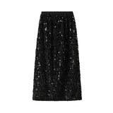 Liang Split Dress Girl Autumn And Winter Plush Plush Tweed Su Thin Straight A-Dress Dress