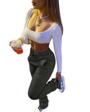 Thickened Fabric Sports Leisure Drawstring Pockets