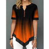 Blouse Fashion 2020 Large Size Tops Women Casual V Neck Shirt Ladies Loose Floral Print Tunic