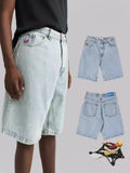 Y2K Bigboy Shortformen Street Clothing Embroidered