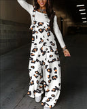Zingj New Fall Print Waist Strap Enders Trousers