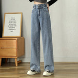 wide-leg jeans women's straight drape loose spring style 2022 new spring clothes are thin and mopping long