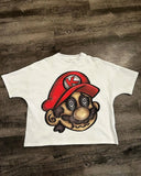 Version Simple Minority Design Cartoon Long Printed Cotton T-Shirt Men's Hip-Hop Harajuku Y2k Loose Couple