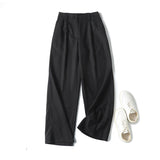 Spring Style Casual Commuter Drooping Wide-Leg