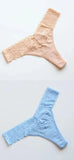 pcs/Lot Plus Size Women's Cotton Panties Underwear Sexy Lace Lingerie Panty Thongs G String Tanga T-back Seamless Female