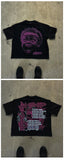Hip Hop T-Shirt Harajuku Short T-Shirt Gothic Street Clothing Fashion Men's And Women's Punk