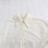 Street Style Retro Bubble Sleeve Shirt In Spring
