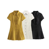 Women's Fashion Casual Shirts With A New Summer 2025 Mini