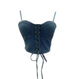 Beat With Chest Pad Adjustable Strap With Denim Vest Strap Strap Slings