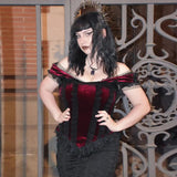 Autumn New Hot Girls Sexy Vest Dark Style Slim Suede Lace