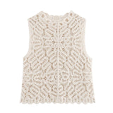 Knitted Dress Crocheted Blouse Crocheted Half Skirt