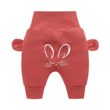 Cute Pants Boys Girl Cartoon High Waist Protection Belly Children Toddler Spring Autumn Winter Newborn Warm Velvet