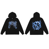 Brand Sweater Keel Smoke Couple Skull Men And Women Loose High Street Pure Cotton