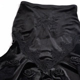 Autumn Fashion Sexy Hot Girl Long Dress Dark Gothic Temperament Slim Buttocks Fishtail Skirt