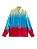 Spring Tie-Dye Printed Fashion Leisure Long-Sleeved