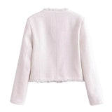 New Tricolor Woolen Fashionable Jacket