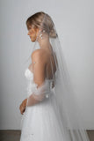YouLaPan V71 Glittering Wedding Veil Luxury Diamond Sparkly Veil 3m Bridal Veil with Sequins Bride Veletta Bohemian Wedding