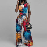 Women's Clothing In The Spring Of 2025 New Fashion Hot Casual Trousers Dress Print Sleeveless