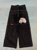 Baggy Jeans Hip-Hop Rock Print 2023 New Fashion Harajuku Wide-Leg