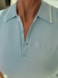 Collar Single-Dcupine Dopamine Knitted Girl Polo Shirt Small Group Of Women's Style Women's