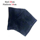 Shoe Cover Pole Dance Shoes Protective Cover High Heels 20cm Waterproof Platform 10cm Suede Material Strong