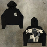 Men's Hoodie Y2K Original Hip-Hop Cartoon Graphic Printing Pullover Fashion Leisure