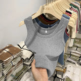 Threaded Sling Sports Vest Women Wear A Suit With A Bottom To Prevent Smooth And Sleeveless Jacket In