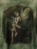 Tie Dye Grunge Fairy Print Tee- Outfit