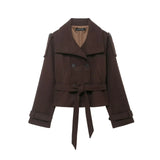 Shirt 2025 Spring/Summer Vacation Leisure Folding Bow Tie With Long-Sleeved Loose Top