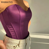 Belts For Women Corset Patchwork Strapless Off Shoulder Cummerbunds Female Bodycon Casual Elegant Fashion Sexy