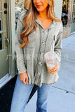 The Ins Hot Autumn Winter Lady Coat Waffle Do Old Design Feeling Fur Lapel Loose Coat-Outfit