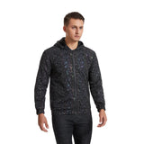 2024 New Original Mushroom Dazzle Color Reflective Jacket Men's Colorful Laser Hooded Jacket-Outfit
